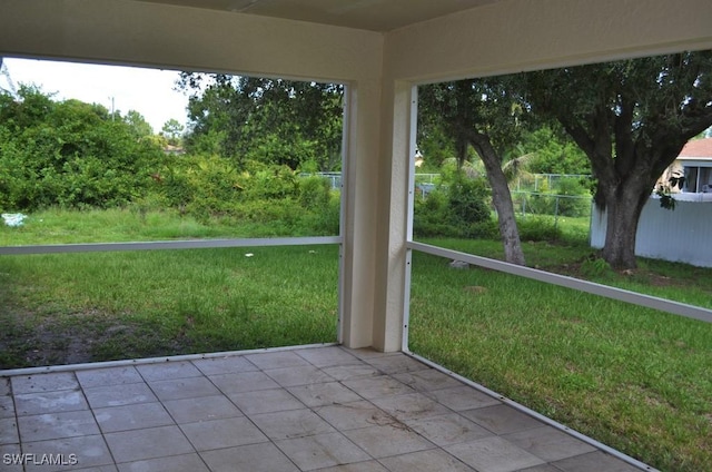 3808 27th St SW, Lehigh Acres, FL 33976 - view of unfurnished sunroom