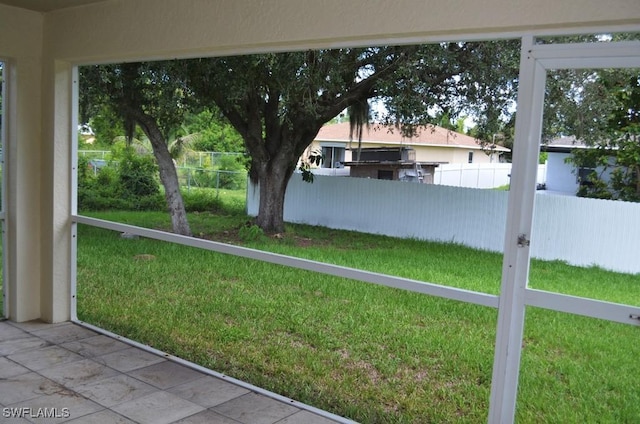 3808 27th St SW, Lehigh Acres, FL 33976 - view of unfurnished sunroom