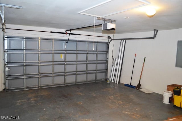 3808 27th St SW, Lehigh Acres, FL 33976 - garage with a garage door opener