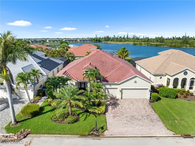 2628 Fairmont Cove Ct, Cape Coral, FL 33991 - view of subject property with a large body of water