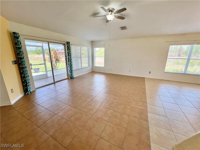 8000 Fountain Mist Blvd, Lehigh Acres, FL 33972 - unfurnished room featuring light tile patterned floors and ceiling fan