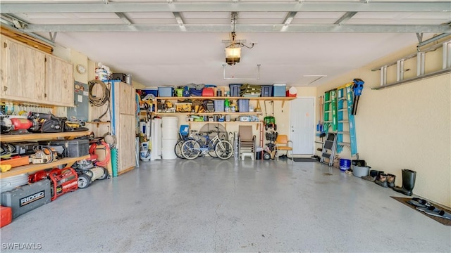 301 SE 26th Ter, Cape Coral, FL 33904 - garage featuring a garage door opener