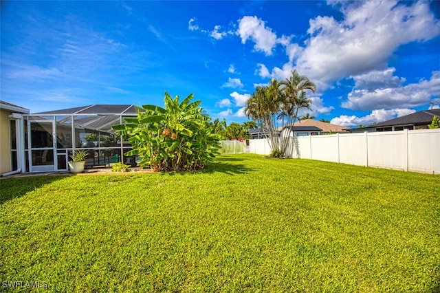 4512 SW 20th Ave, Cape Coral, FL 33914 - fenced backyard with glass enclosure