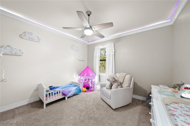 3336 Hampton Blvd, Alva, FL 33920 - bedroom with carpet and ceiling fan