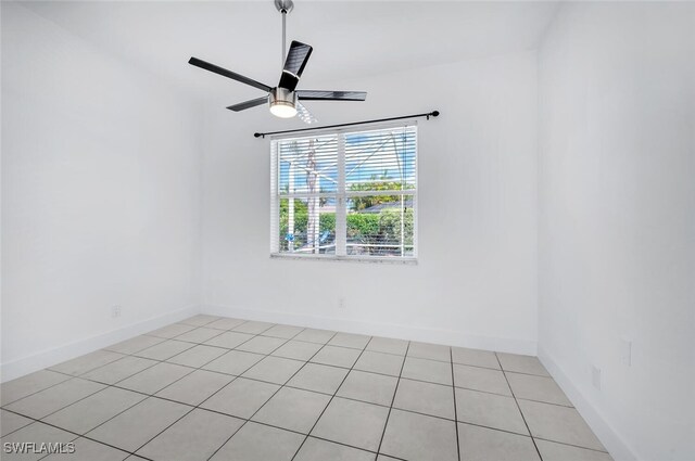973 Summerfield Dr, Naples, FL 34120 - spare room with ceiling fan and light tile patterned flooring