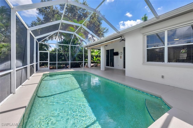 973 Summerfield Dr, Naples, FL 34120 - outdoor pool featuring a patio and a lanai