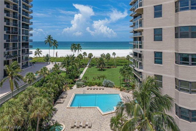 176 S Collier Blvd Unit 1107, Marco Island, FL 34145 - community pool featuring view of water and beach