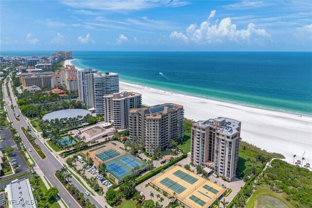 176 S Collier Blvd Unit 1107, Marco Island, FL 34145 - aerial view of expansive beach