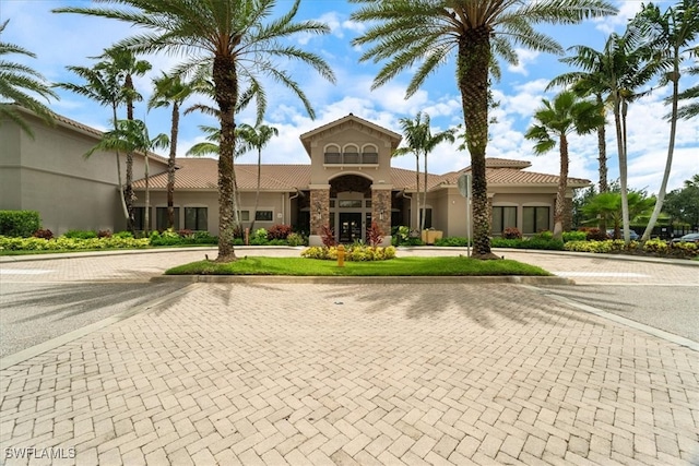 3051 Hudson Ter, Naples, FL 34119 - view of property with curved driveway