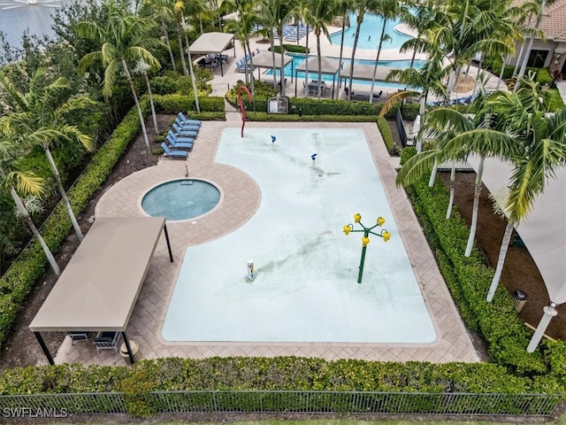 3051 Hudson Ter, Naples, FL 34119 - community pool with a community hot tub