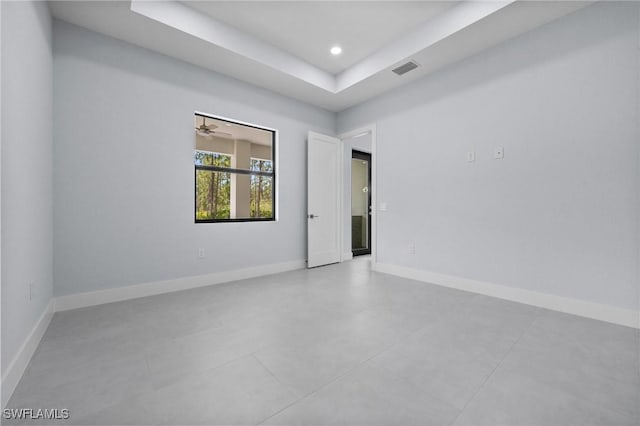 4234 27th Ave NE, Naples, FL 34120 - empty room with a tray ceiling and recessed lighting