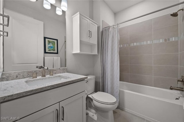 42243 Edgewater Dr, Punta Gorda, FL 33982 - bathroom with vanity and shower / tub combo with curtain