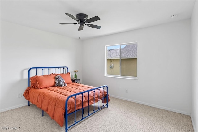 22 NW 14th Ave, Cape Coral, FL 33993 - bedroom featuring carpet and ceiling fan