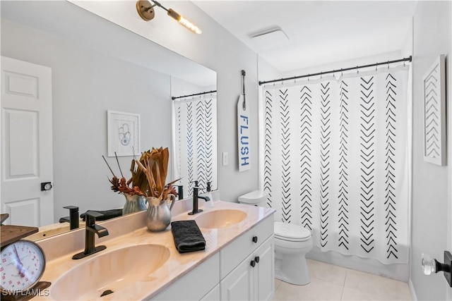 22 NW 14th Ave, Cape Coral, FL 33993 - full bathroom with double vanity and tile patterned flooring