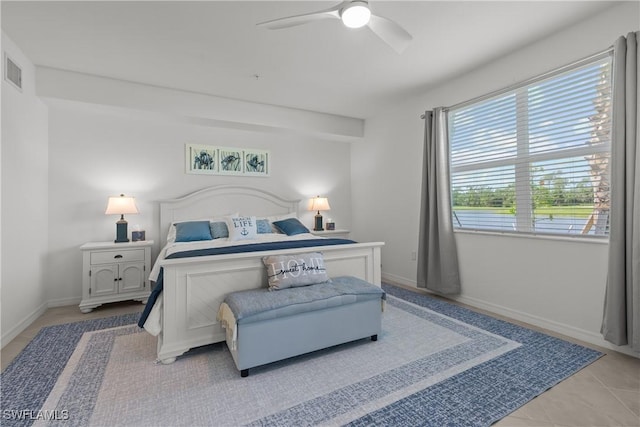 14818 Birchwood Ct Unit 6412, Punta Gorda, FL 33955 - bedroom with baseboards and a ceiling fan