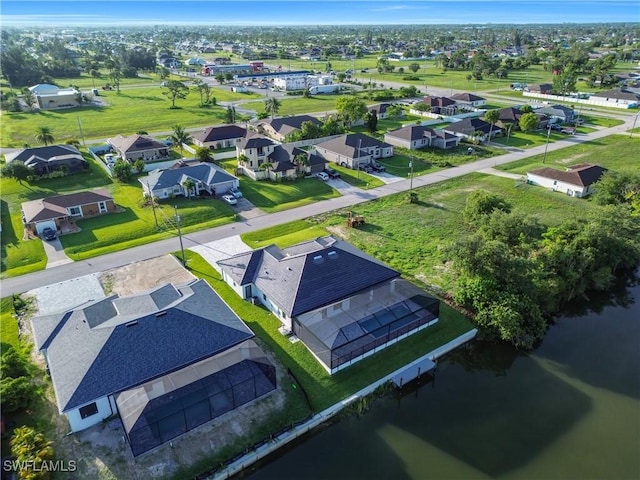 1502 SW 17th Ave, Cape Coral, FL 33991 - aerial view of residential area with a large body of water