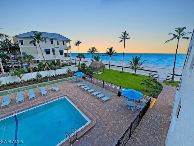 4770 Estero Blvd Unit 203, Fort Myers Beach, FL 33931 - community pool with a water view