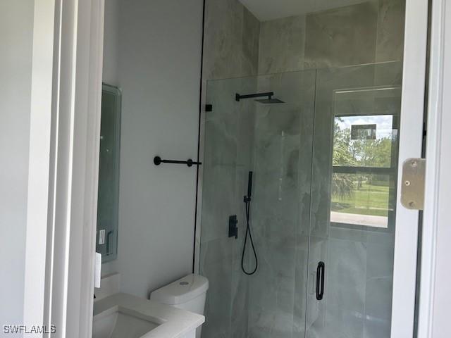 3501 E 10th St, Lehigh Acres, FL 33972 - bathroom with a stall shower and vanity