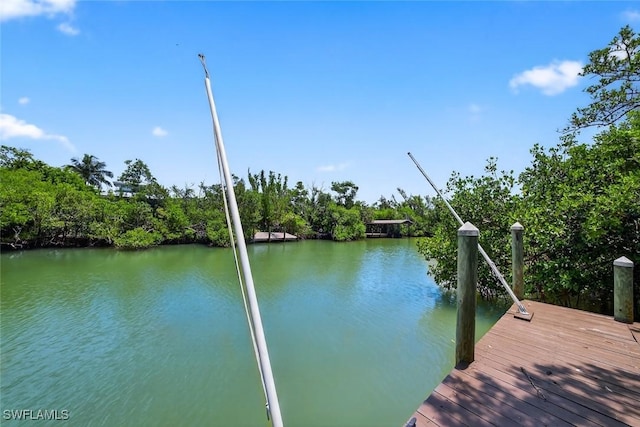 6120 Henderson Rd, Sanibel, FL 33957 - dock featuring a water view