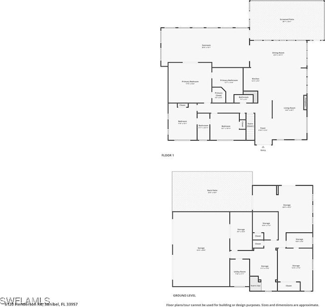 6120 Henderson Rd, Sanibel, FL 33957 - view of home floor plan