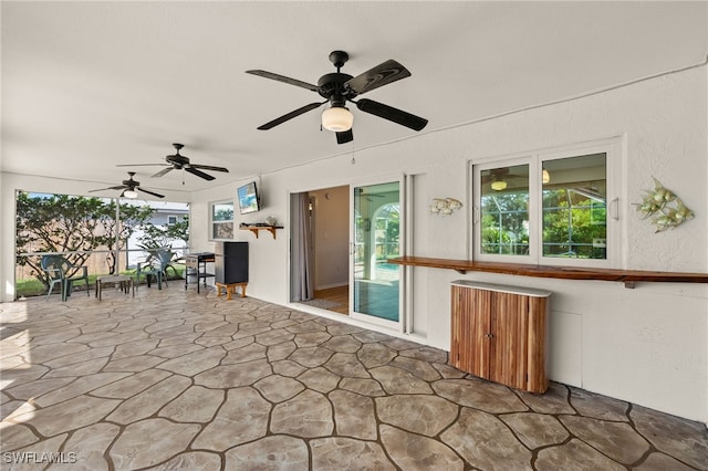 19897 Midway Blvd, Port Charlotte, FL 33948 - view of patio with a ceiling fan