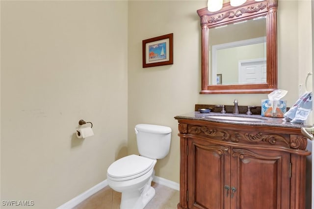5730 Lago Villaggio Way, Naples, FL 34104 - bathroom with vanity and tile patterned floors