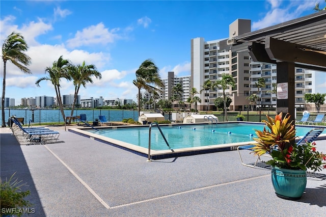 400 E Lenell Unit 110, Fort Myers Beach, FL 33931 - community pool with a patio area