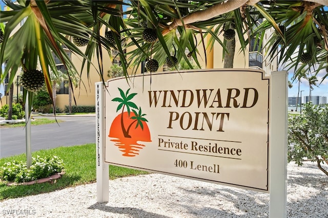 400 E Lenell Unit 110, Fort Myers Beach, FL 33931 - view of community / neighborhood sign