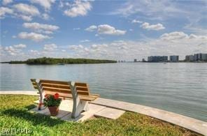 400 E Lenell Unit 110, Fort Myers Beach, FL 33931 - dock area with a water view