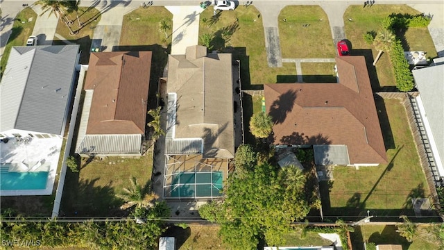 770 93rd Ave N, Naples, FL 34108 - aerial view of residential area featuring a pool area