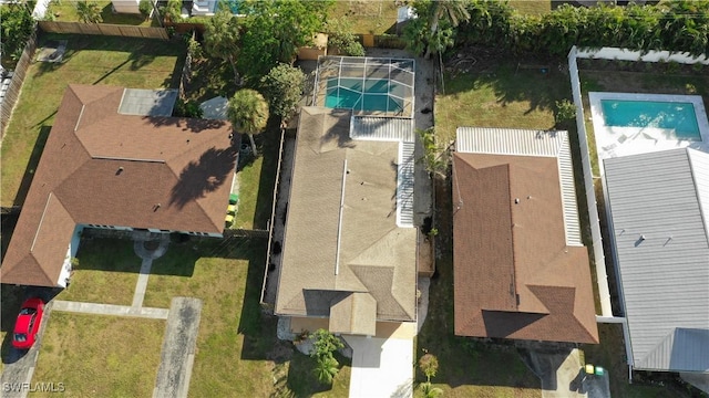 770 93rd Ave N, Naples, FL 34108 - drone / aerial view of a pool area