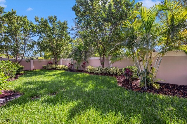 4720 Arboretum Cir Unit 102, Naples, FL 34112 - view of fenced backyard