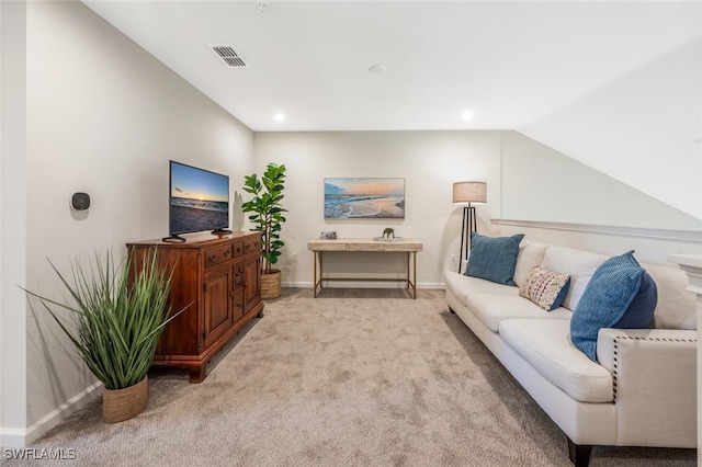 4720 Arboretum Cir Unit 102, Naples, FL 34112 - carpeted living room with baseboards and recessed lighting