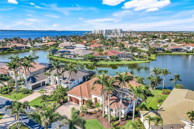 14581 Headwater Bay Ln, Fort Myers, FL 33908 - aerial view of residential area with a large body of water