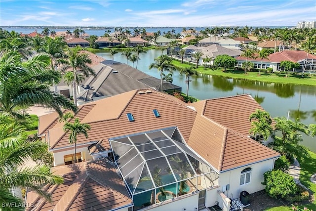 14581 Headwater Bay Ln, Fort Myers, FL 33908 - aerial view of residential area featuring a nearby body of water