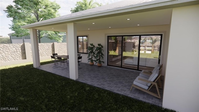 1021 Gaucho Ter, North Port, FL 34286 - view of patio / terrace
