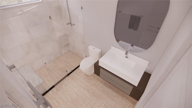 1021 Gaucho Ter, North Port, FL 34286 - bathroom with vanity and tiled shower