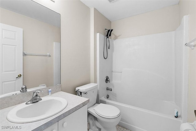 2811 44th St W, Lehigh Acres, FL 33971 - full bathroom with vanity and shower / tub combination