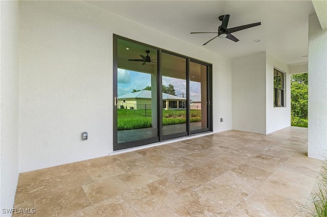 1299 Argosy Rd, Labelle, FL 33935 - view of patio / terrace featuring ceiling fan