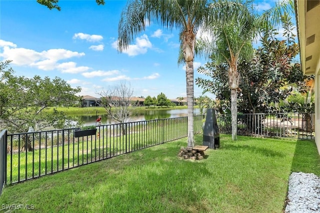 10490 Spruce Pine Ct, Fort Myers, FL 33913 - fenced backyard featuring a water view