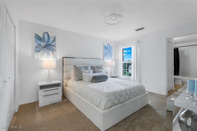 10490 Spruce Pine Ct, Fort Myers, FL 33913 - carpeted bedroom featuring baseboards and connected bathroom