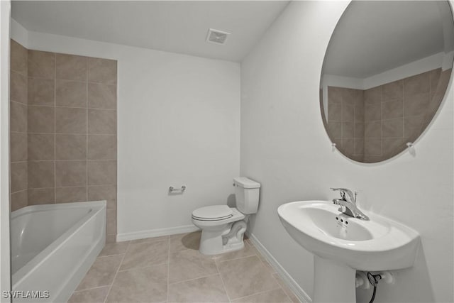 17620 Monte Isola Way N, Fort Myers, FL 33917 - full bath with a bathtub and tile patterned floors