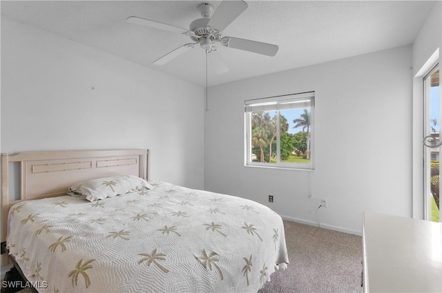 418 12th Ave S Unit C418, Naples, FL 34102 - bedroom featuring carpet floors and a ceiling fan