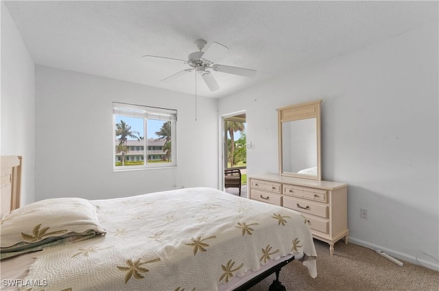 418 12th Ave S Unit C418, Naples, FL 34102 - bedroom featuring light colored carpet and a ceiling fan