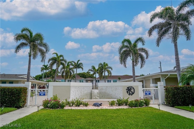 418 12th Ave S Unit C418, Naples, FL 34102 - community sign featuring a gate
