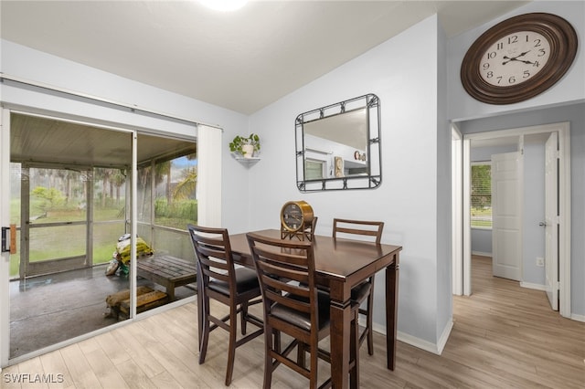 343 Golden Gate Blvd E, Naples, FL 34120 - dining room with wood finished floors