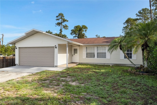 343 Golden Gate Blvd E, Naples, FL 34120 - single story home with an attached garage and concrete driveway