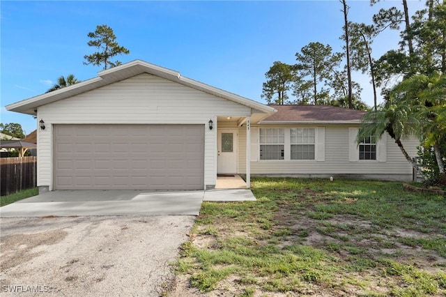 343 Golden Gate Blvd E, Naples, FL 34120 - ranch-style home featuring an attached garage and driveway