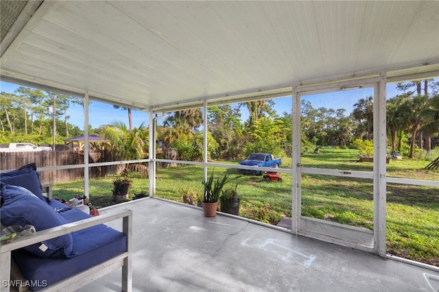 343 Golden Gate Blvd E, Naples, FL 34120 - view of unfurnished sunroom