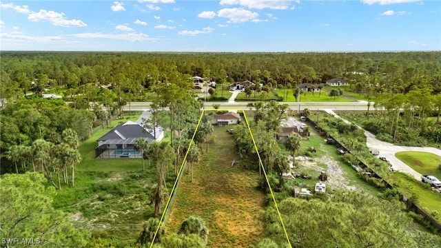 343 Golden Gate Blvd E, Naples, FL 34120 - view of property location with a heavily wooded area and property parcel outlined